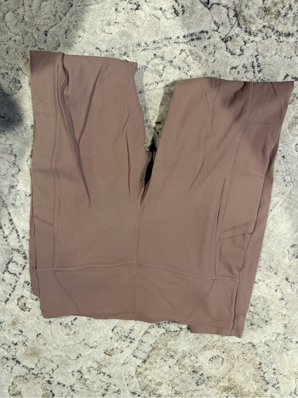 Prana Mauve-Taupe High-Rise Capri Leggings